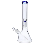 7mm Beaker with Matrix Perc Water Pipe - Green - 16 in.