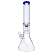 7mm Beaker with Matrix Perc Water Pipe - Green - 16 in.