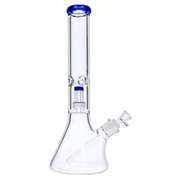 7mm Beaker with Matrix Perc Water Pipe - Green - 16 in.