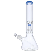 7mm Beaker with Matrix Perc Water Pipe - Green - 16 in.