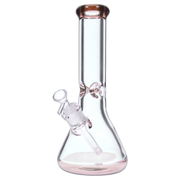 9mm Big Base Beaker with Colour Accents Water Pipe - Green - 12 in.