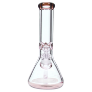 9mm Big Base Beaker with Colour Accents Water Pipe - Green - 12 in.