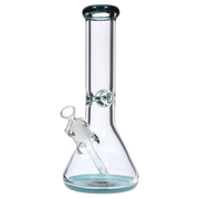 9mm Big Base Beaker with Colour Accents Water Pipe - Green - 12 in.