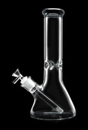 9mm Big Base Beaker with Colour Accents Water Pipe - Green - 12 in.
