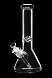 9mm Big Base Beaker with Colour Accents Water Pipe - Green - 12 in.