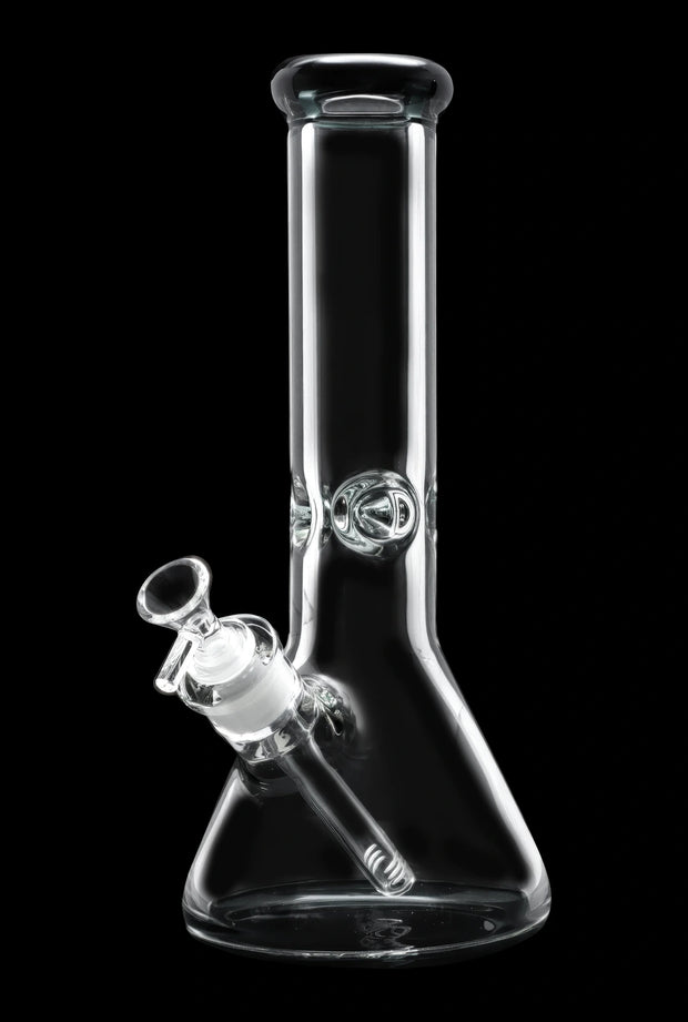 9mm Big Base Beaker with Colour Accents Water Pipe - Green - 12 in.
