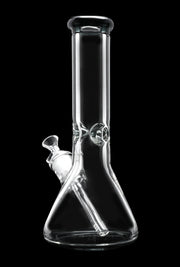 9mm Big Base Beaker with Colour Accents Water Pipe - Green - 12 in.