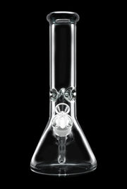 9mm Big Base Beaker with Colour Accents Water Pipe - Green - 12 in.