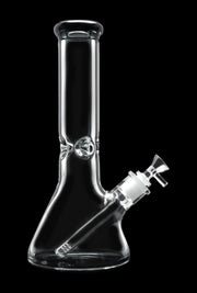 9mm Big Base Beaker with Colour Accents Water Pipe - Green - 12 in.