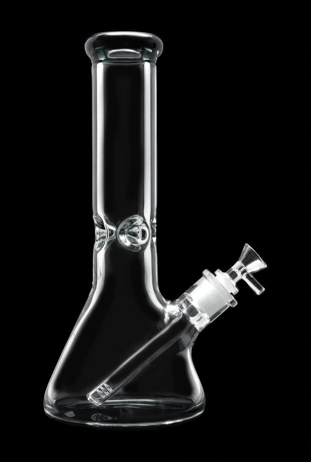 9mm Big Base Beaker with Colour Accents Water Pipe - Green - 12 in.