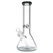 9mm Big Base Beaker with Colour Accents Water Pipe - Green - 12 in.