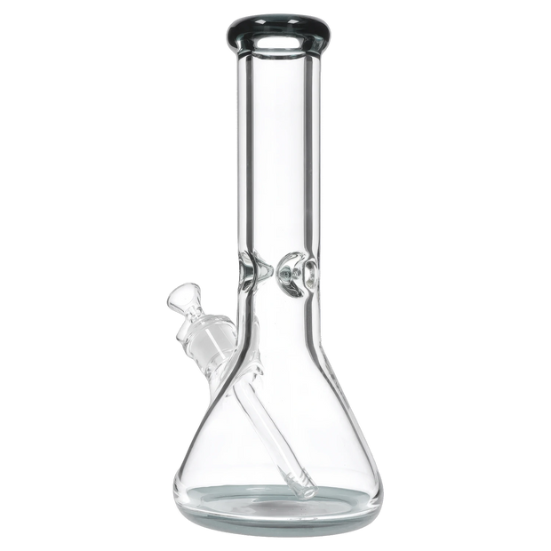9mm Big Base Beaker with Colour Accents Water Pipe - Green - 12 in.