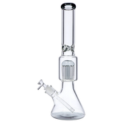 9mm Beaker with Tree Perc Water Pipe - Black - 18 in.