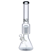 9mm Beaker with Tree Perc Water Pipe - Black - 18 in.