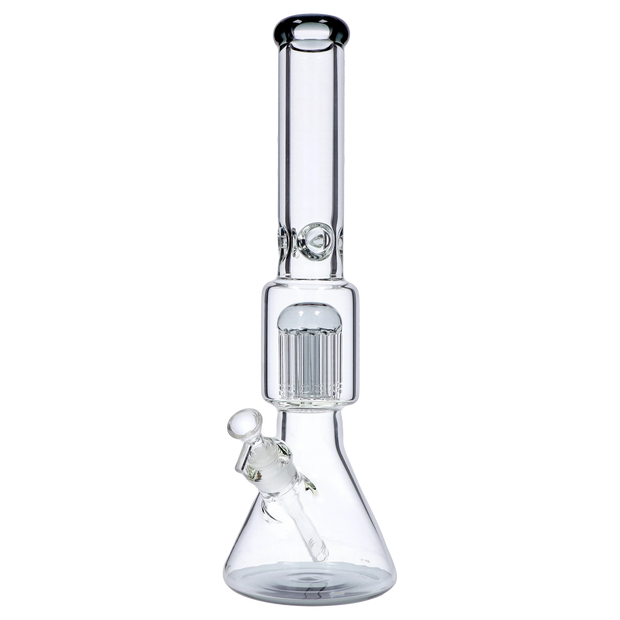 9mm Beaker with Tree Perc Water Pipe - Black - 18 in.