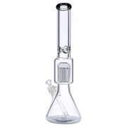 9mm Beaker with Tree Perc Water Pipe - Black - 18 in.