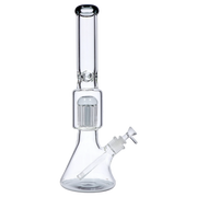 9mm Beaker with Tree Perc Water Pipe - Black - 18 in.