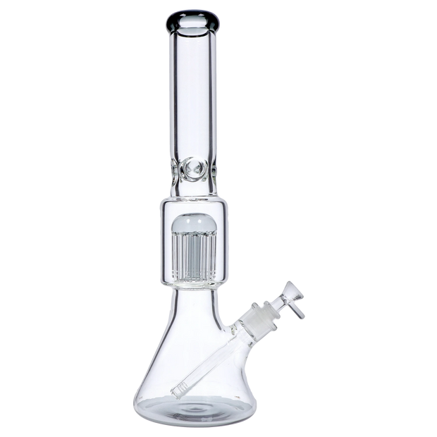 9mm Beaker with Tree Perc Water Pipe - Black - 18 in.