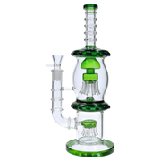 Straight Tube with Dual Octopus Perc - 13.5 in.