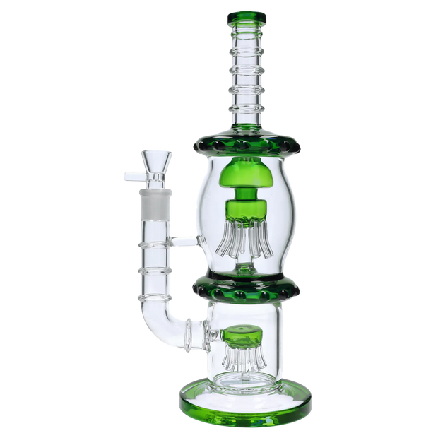 Straight Tube with Dual Octopus Perc - 13.5 in.