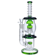 Straight Tube with Dual Octopus Perc - 13.5 in.