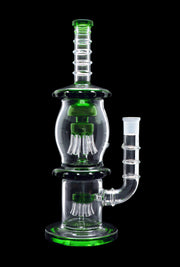 Straight Tube with Dual Octopus Perc - 13.5 in.