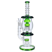 Straight Tube with Dual Octopus Perc - 13.5 in.