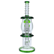 Straight Tube with Dual Octopus Perc - 13.5 in.