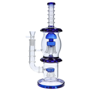 Straight Tube with Dual Octopus Perc - 13.5 in.