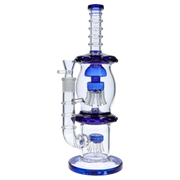 Straight Tube with Dual Octopus Perc - 13.5 in.