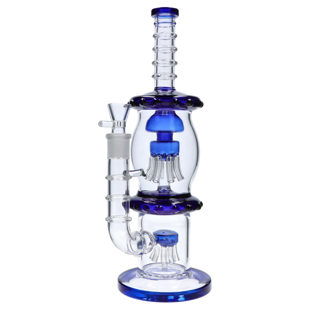 Straight Tube with Dual Octopus Perc - 13.5 in.