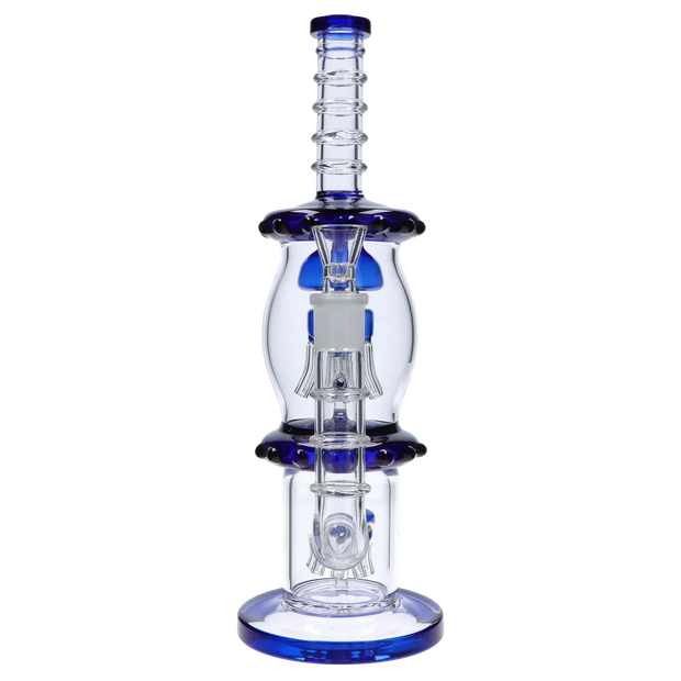 Straight Tube with Dual Octopus Perc - 13.5 in.