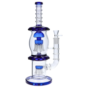 Straight Tube with Dual Octopus Perc - 13.5 in.