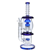 Straight Tube with Dual Octopus Perc - 13.5 in.