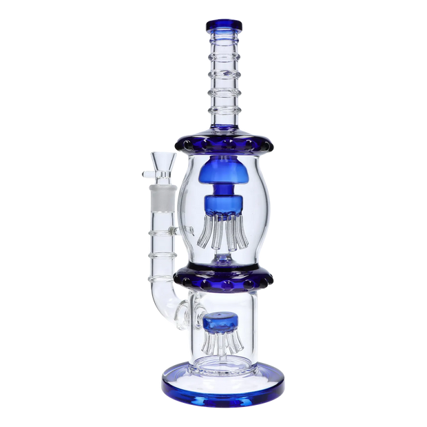 Straight Tube with Dual Octopus Perc - 13.5 in.