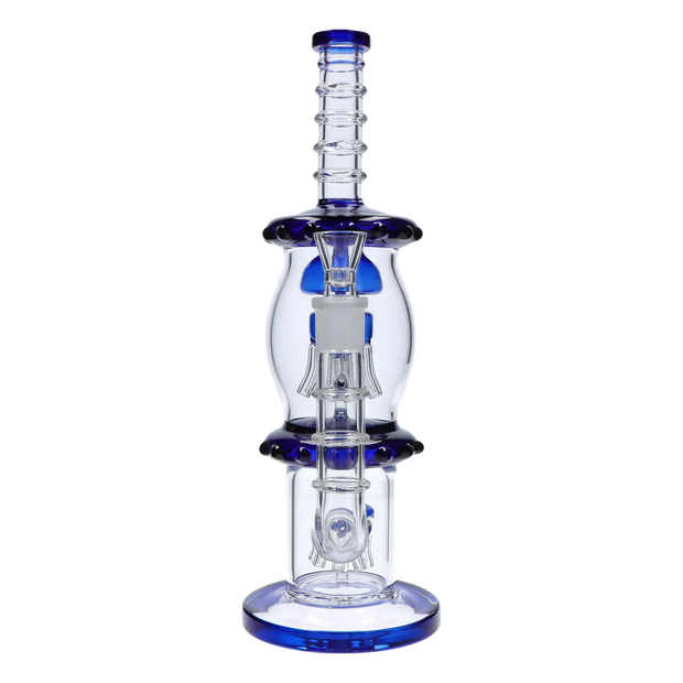 Straight Tube with Dual Octopus Perc - 13.5 in.