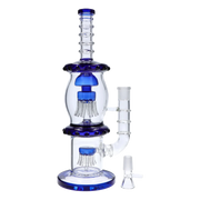 Straight Tube with Dual Octopus Perc - 13.5 in.