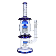 Straight Tube with Dual Octopus Perc - 13.5 in.