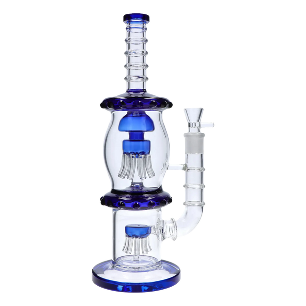 Straight Tube with Dual Octopus Perc - 13.5 in.