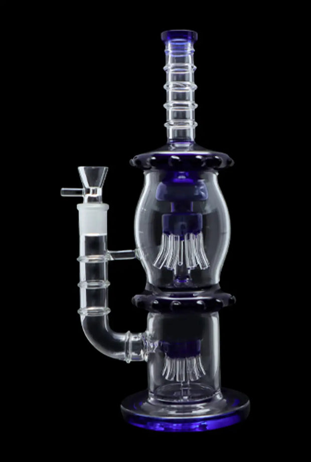 Straight Tube with Dual Octopus Perc - 13.5 in.
