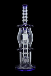 Straight Tube with Dual Octopus Perc - 13.5 in.
