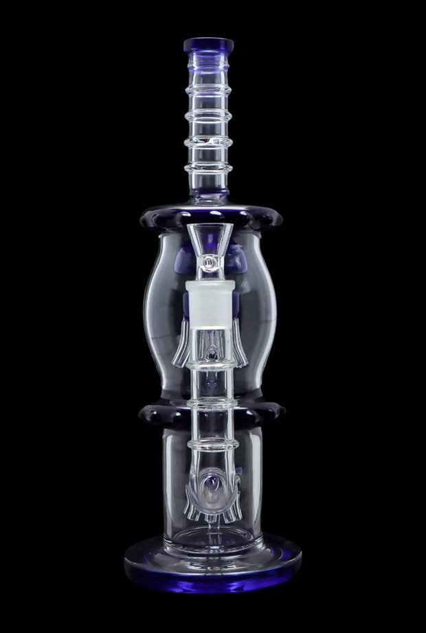 Straight Tube with Dual Octopus Perc - 13.5 in.