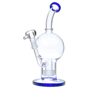 Bent Neck Ball with Matrix Perc Water Pipe - 10 in.