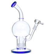 Bent Neck Ball with Matrix Perc Water Pipe - 10 in.