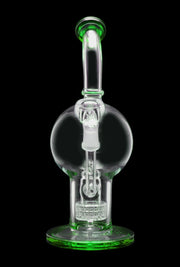 Bent Neck Ball with Matrix Perc Water Pipe - 10 in.