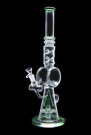 Extreme Ice with Sprinkler Perc Water Pipe - Green - 17 in.