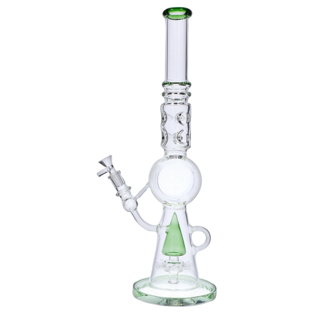 Extreme Ice with Sprinkler Perc Water Pipe - Green - 17 in.