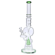 Extreme Ice with Sprinkler Perc Water Pipe - Green - 17 in.
