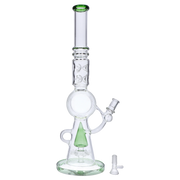 Extreme Ice with Sprinkler Perc Water Pipe - Green - 17 in.