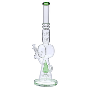 Extreme Ice with Sprinkler Perc Water Pipe - Green - 17 in.